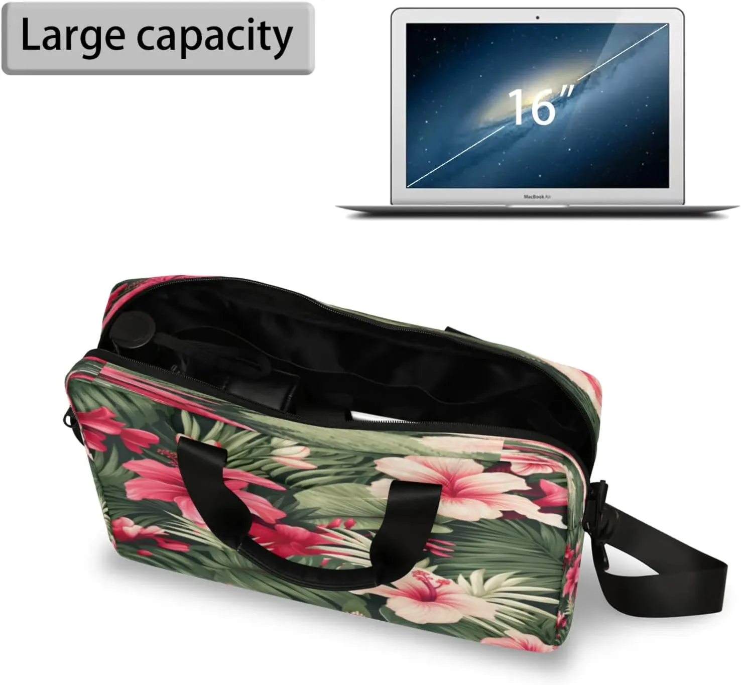 Laptop Shoulder Bag Compatible with Handle, Messenger Shoulder Case for Tablet, Laptop Carrying Case