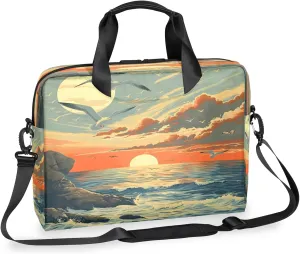 Laptop Shoulder Bag Compatible with Handle, Messenger Shoulder Case for Tablet, Laptop Carrying Case