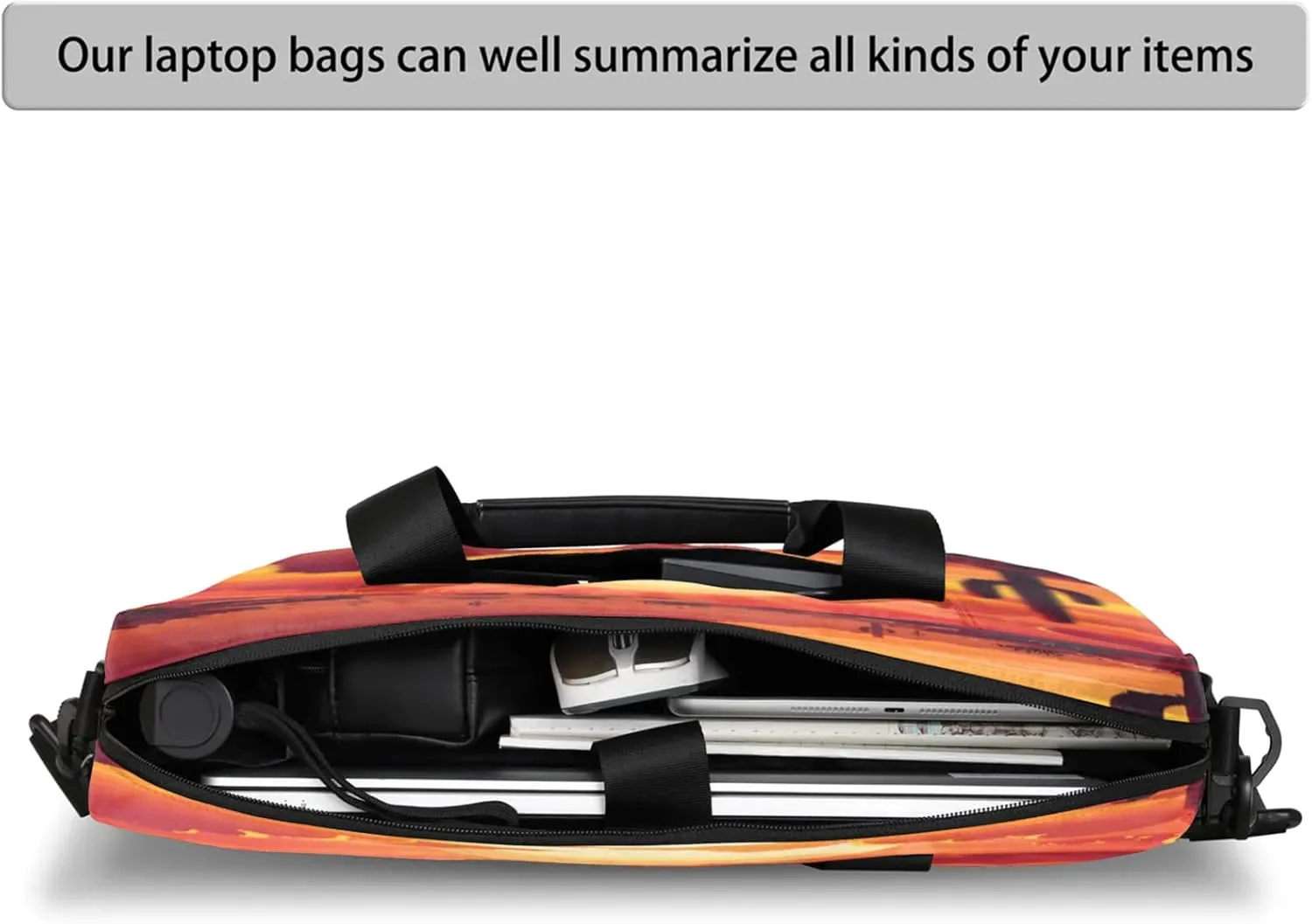 Laptop Shoulder Bag Compatible with Handle, Messenger Shoulder Case for Tablet, Laptop Carrying Case