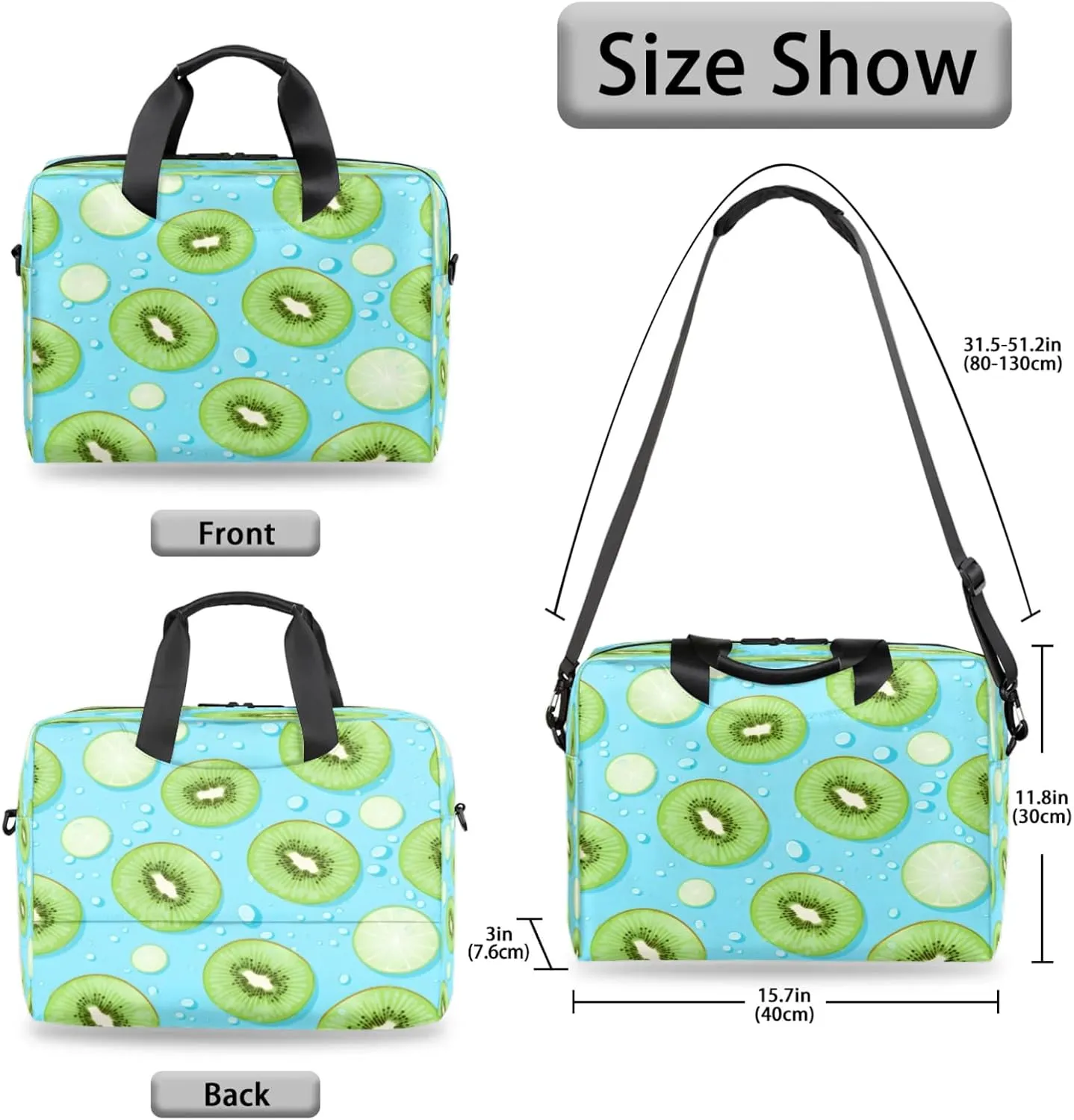 Laptop Shoulder Bag Compatible with Handle, Messenger Shoulder Case for Tablet, Laptop Carrying Case