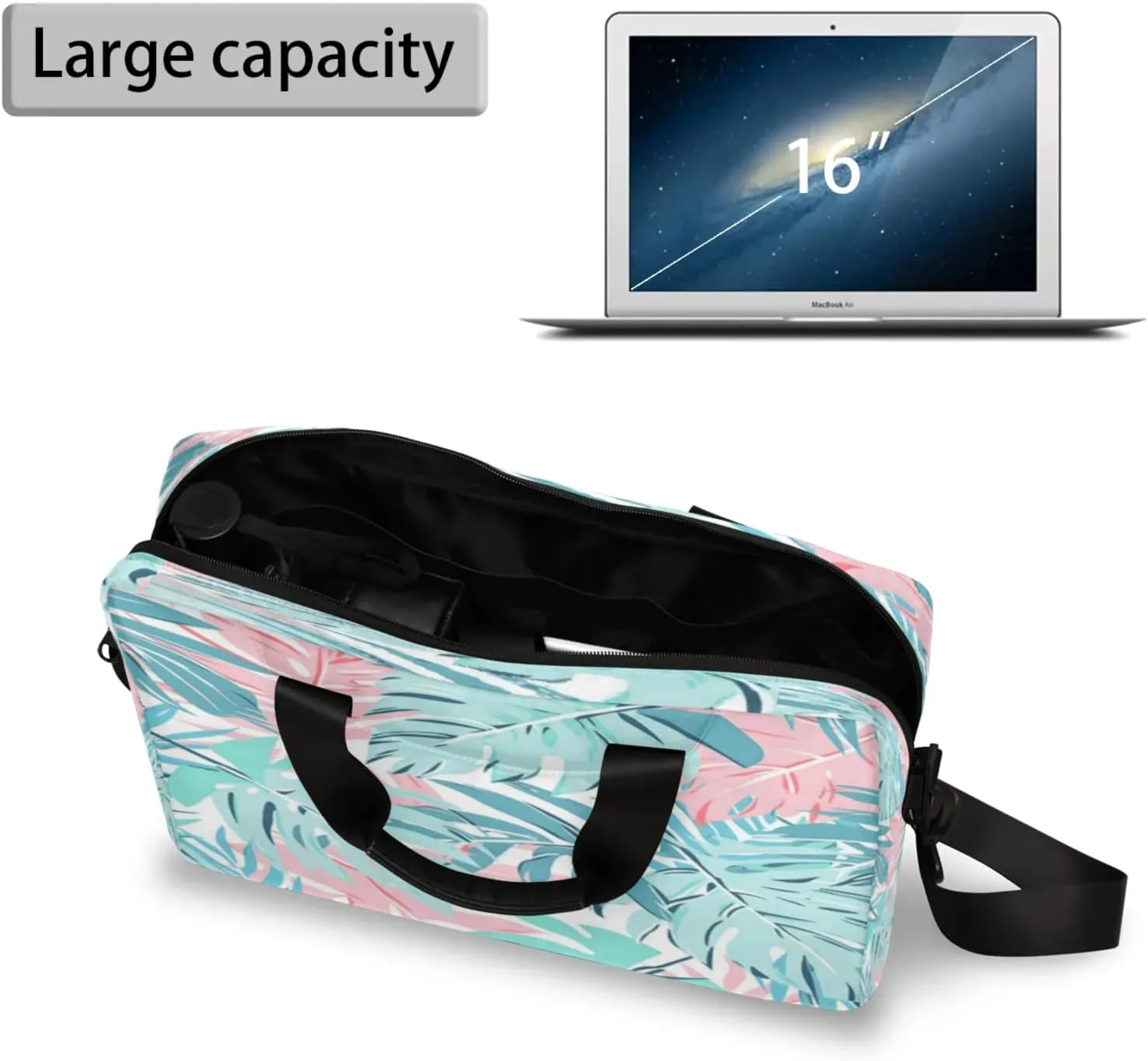 Laptop Shoulder Bag Compatible with Handle, Messenger Shoulder Case for Tablet, Laptop Carrying Case