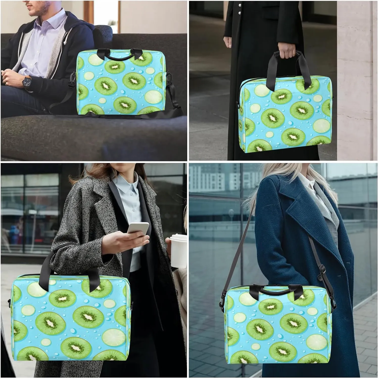 Laptop Shoulder Bag Compatible with Handle, Messenger Shoulder Case for Tablet, Laptop Carrying Case