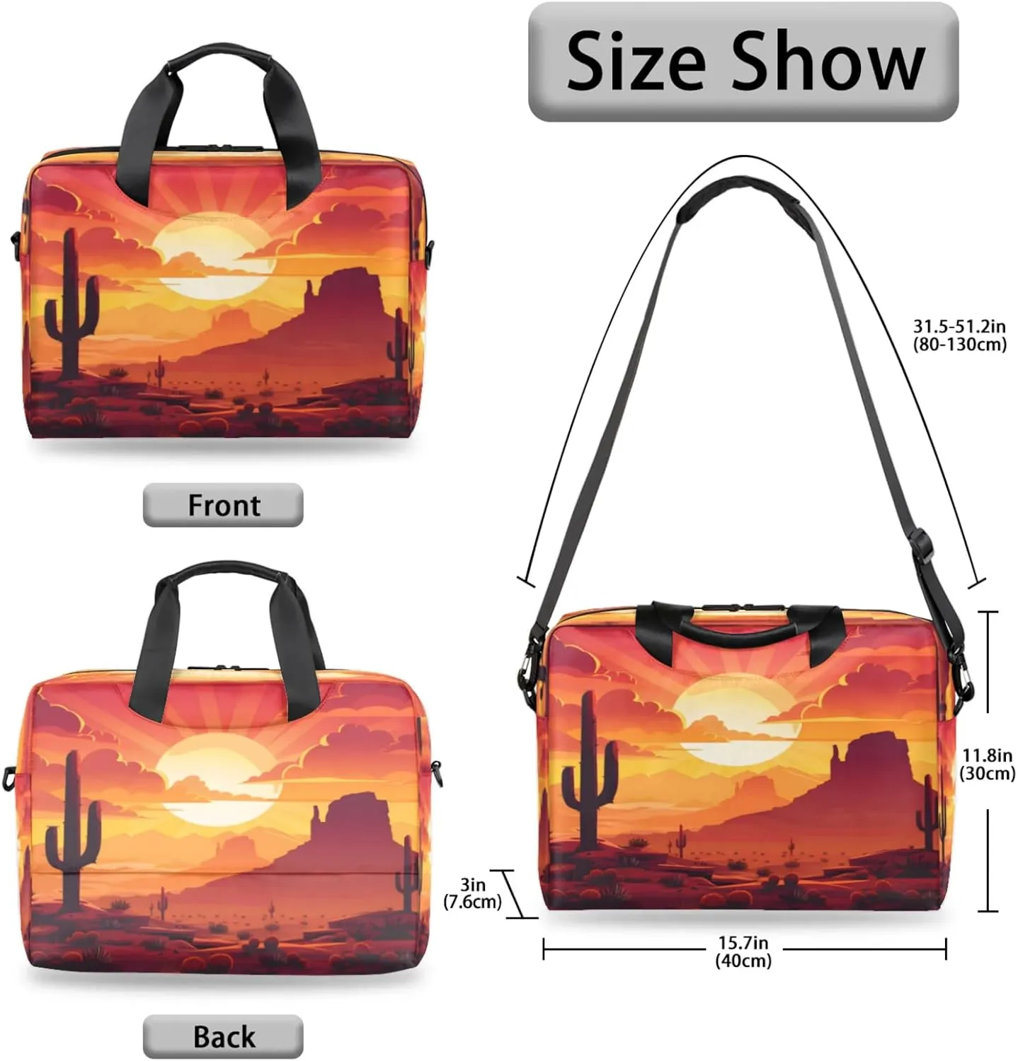 Laptop Shoulder Bag Compatible with Handle, Messenger Shoulder Case for Tablet, Laptop Carrying Case