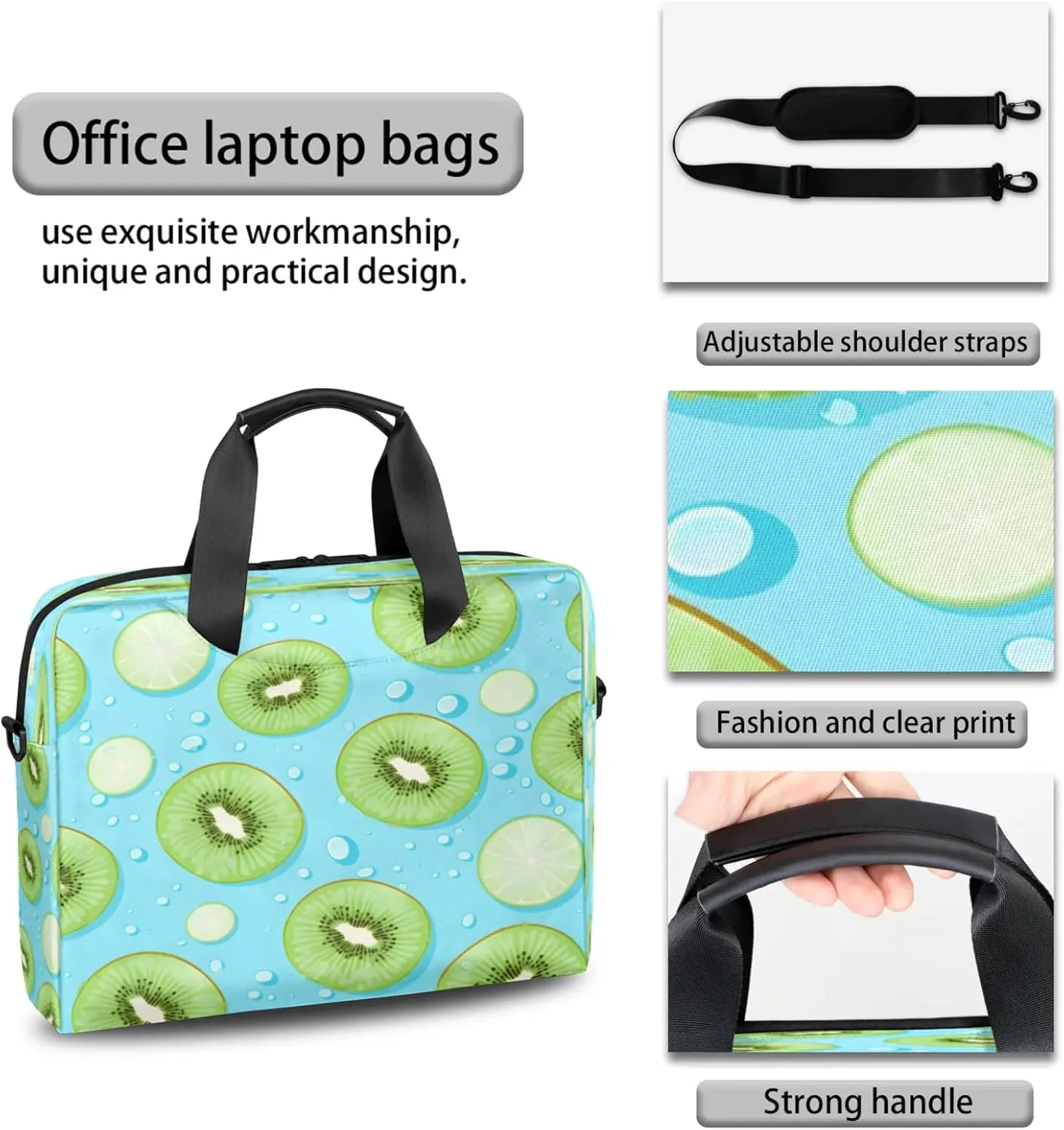 Laptop Shoulder Bag Compatible with Handle, Messenger Shoulder Case for Tablet, Laptop Carrying Case