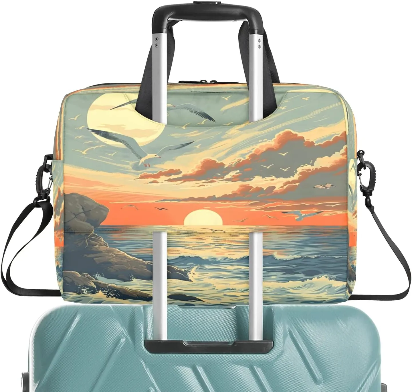 Laptop Shoulder Bag Compatible with Handle, Messenger Shoulder Case for Tablet, Laptop Carrying Case