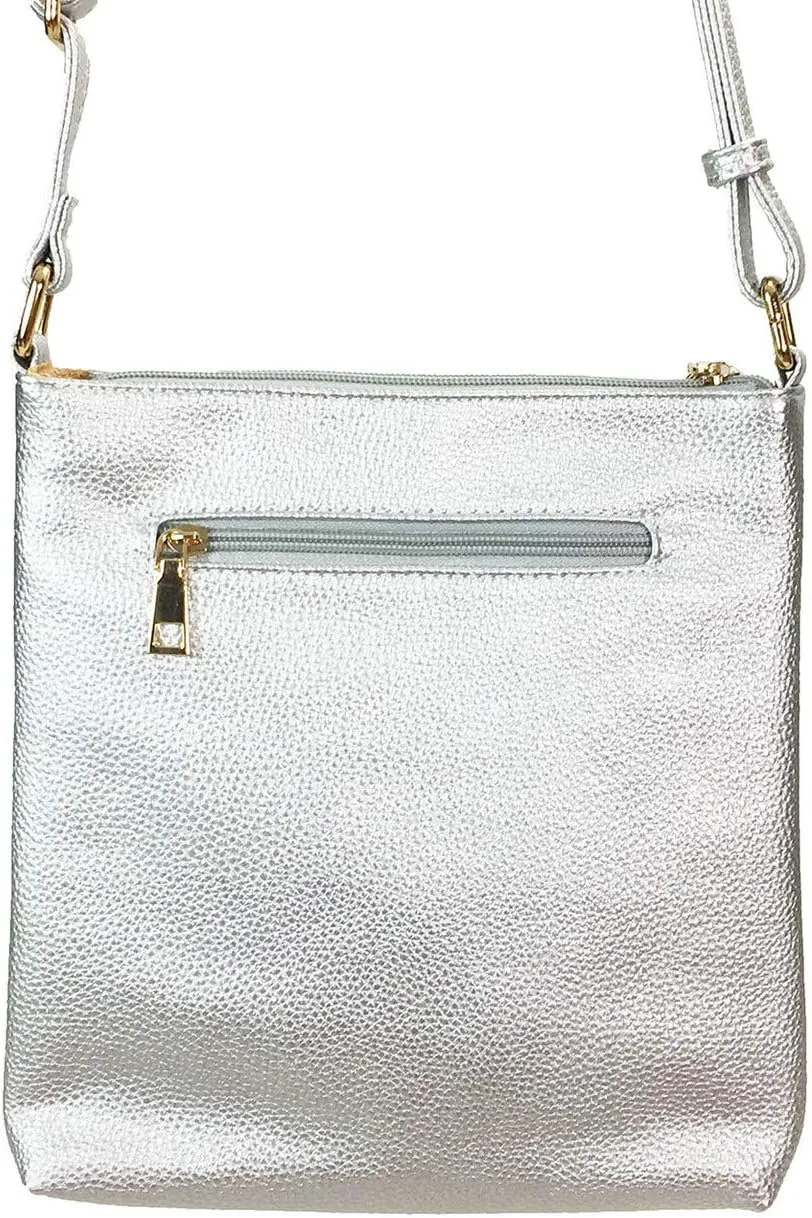 Laser Cut Bling Cross Body Bag Rhinestone Purse