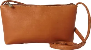 Le Donne Leather Clover Mini Bag - Full-Grain Premium Colombian Vaquetta Leather Crossbody Bag, 9"x5.5"x1"