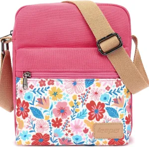 Leaper Girls Crossbody Purses for Kids 2 PCS Cross Body Bag Women Messenger Bag Girls Canvas Bag Cross Body Purse Set