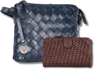 Leather Crossbody bag & Wallets for Women, Wallet for Ladies Zipper Coin Purse