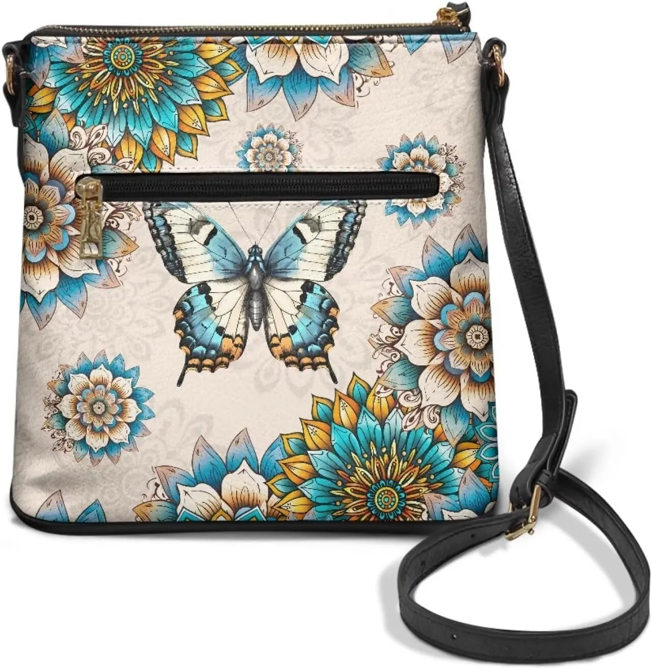 Leather Crossbody Bags for Women Travel Cell Phone Purse with Adjustable Strap Fashion Shoulder Handbag Wallet