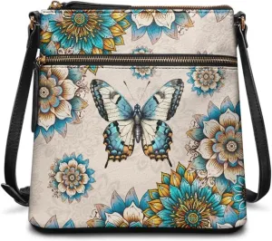 Leather Crossbody Bags for Women Travel Cell Phone Purse with Adjustable Strap Fashion Shoulder Handbag Wallet