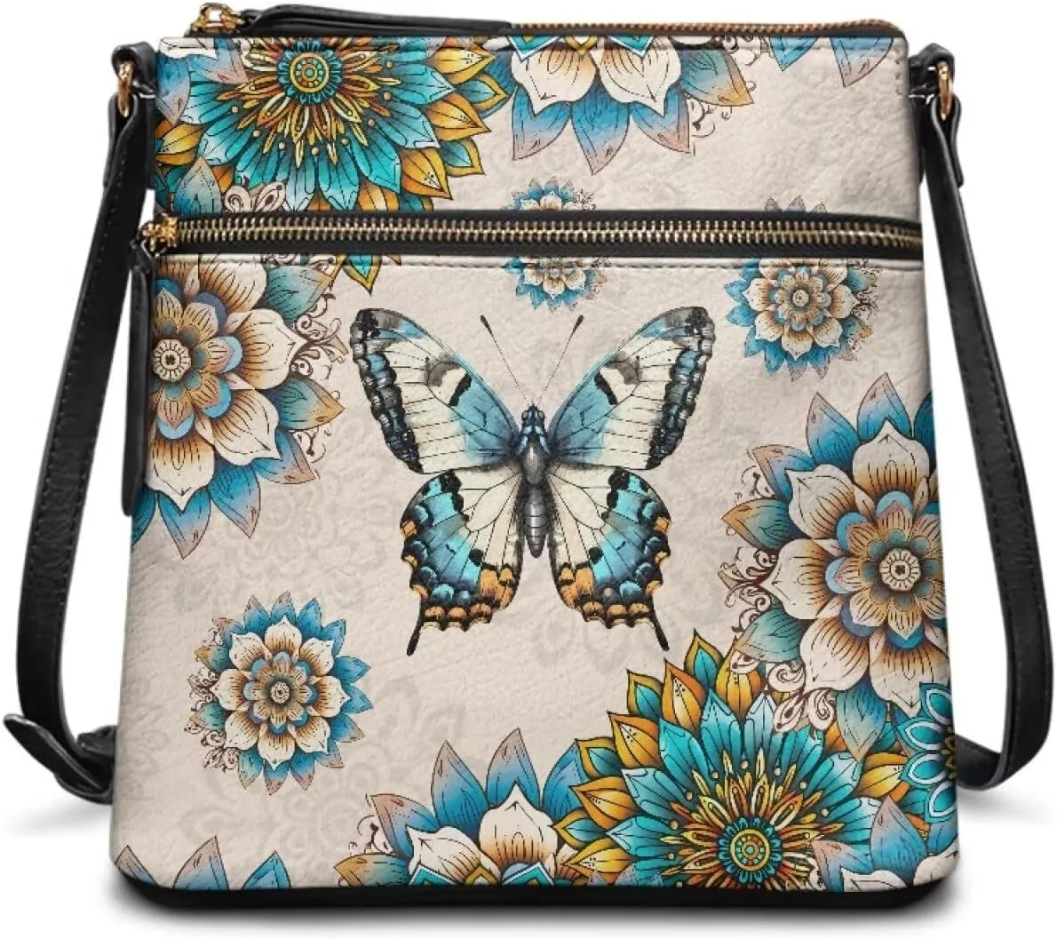 Leather Crossbody Bags for Women Travel Cell Phone Purse with Adjustable Strap Fashion Shoulder Handbag Wallet