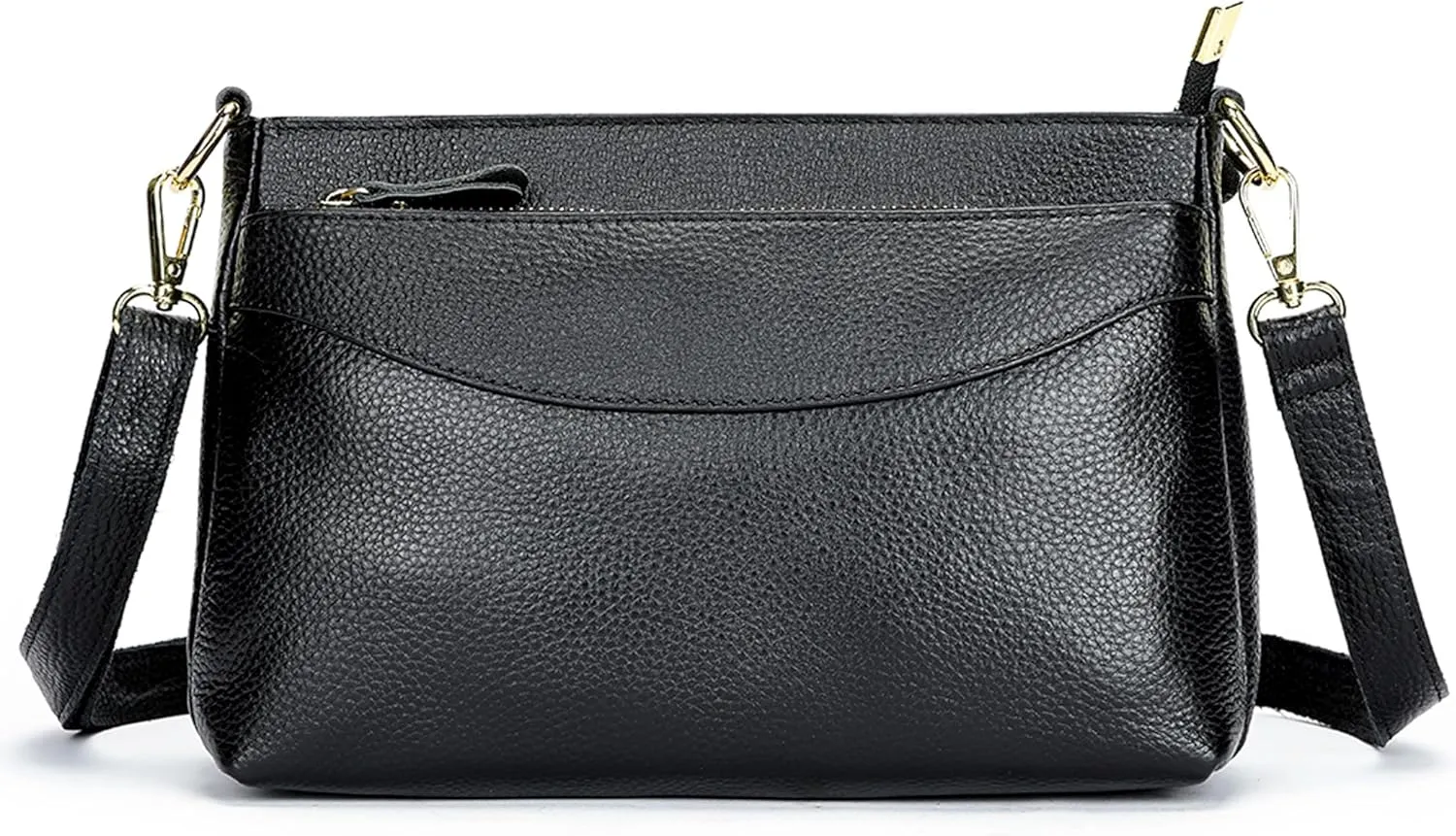 Leather Women's Crossbody Bag, Stylish Small Square Shoulder Bag with Adjustable Shoulder Strap for Everyday Use