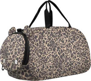 Leopard Print Pattern Sling Purse Crossbody with Shoes Compartment Trendy Over Shoulder Purse for Have a meal