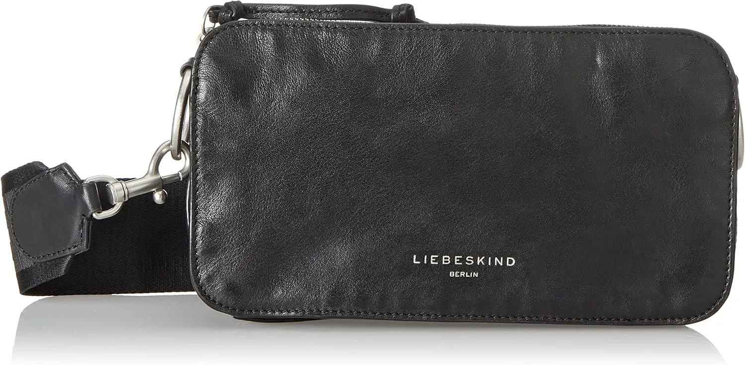 Liebeskind Women's Clarice Noos Sheep Natural Crossbody, black sheep, S (HxBxT 15cm x 27cm x 8cm), black sheep, S (HxBxT 15cm x 27cm x 8cm)