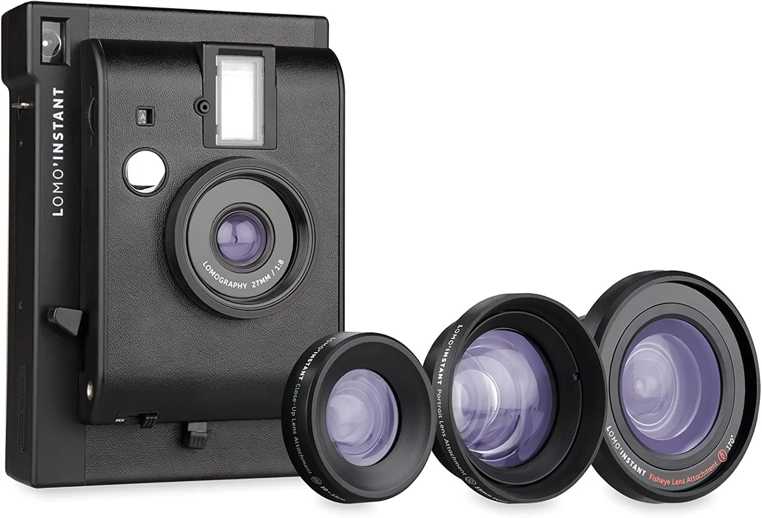 Lomography Lomo'Instant Black Edition   3 Lenses - Instant Film Camera