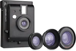 Lomography Lomo'Instant Black Edition   3 Lenses - Instant Film Camera