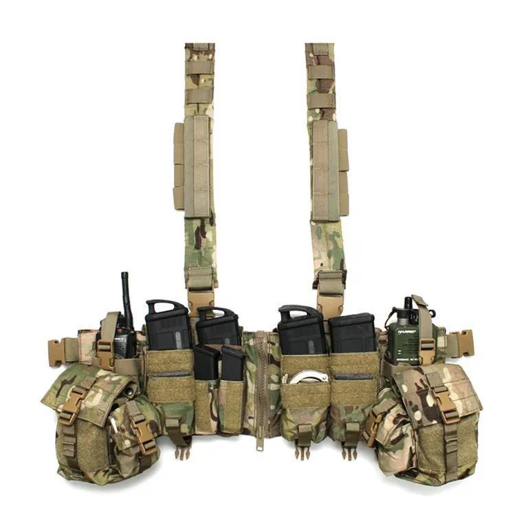 London Bridge Trading LBT-1961A-R Chest Rig with Zipper - Multicam