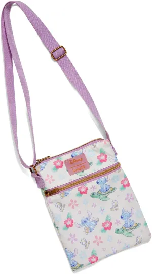 Loungefly Disney Lilo & Stitch Turtles Passport Crossbody Bag LIGHT PURPLE NONE
