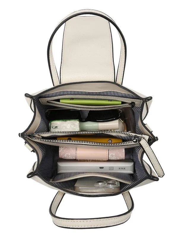 Mace Crossbody Tote Small Triple Compartments
