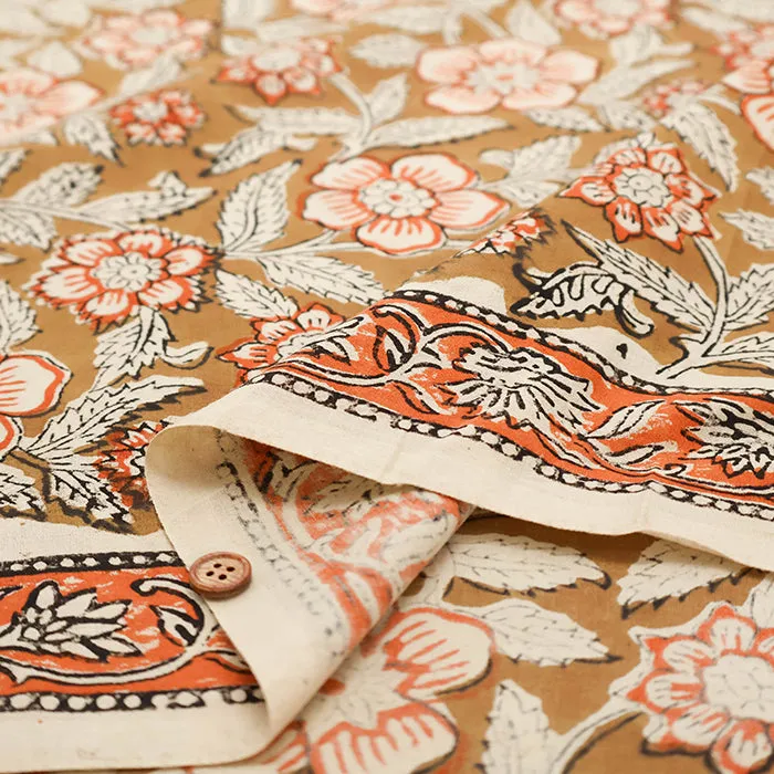 Made in India Cotton Cambric Print Fabric - Ethnic