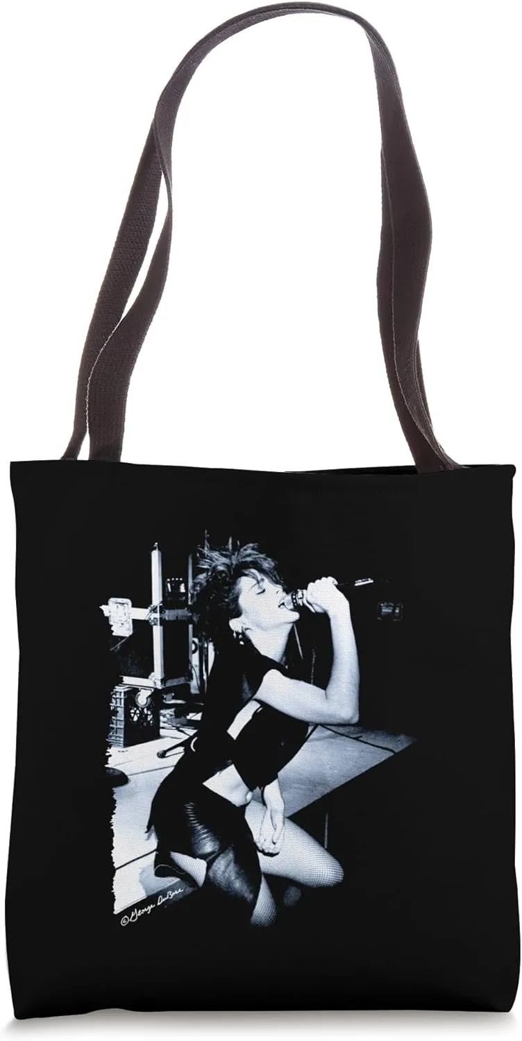 Madonna Early Live Performance B&W Photo By George DuBose Tote Bag