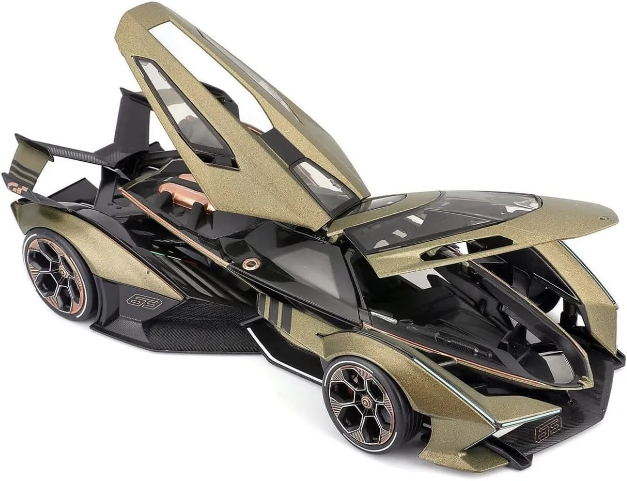Maisto Diecast Cars Lambo V12 Vision Gran Turismo Matt Green Metallic 118 Diecast Model Car by Maisto (31454grn)