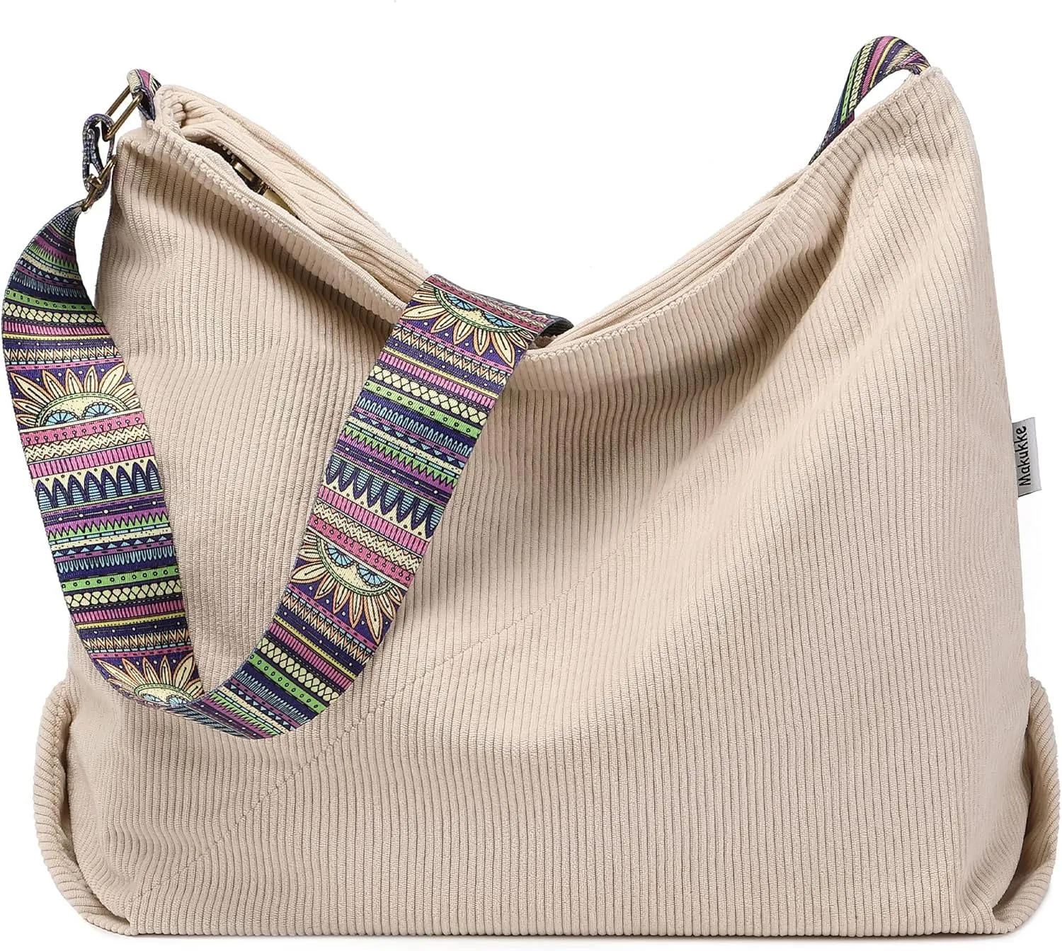 Makukke Tote Bag Women Large Crossbody Bag Stylish Handbag for Women Corduroy Hobo Bag Fashion shoulder Bag Purse