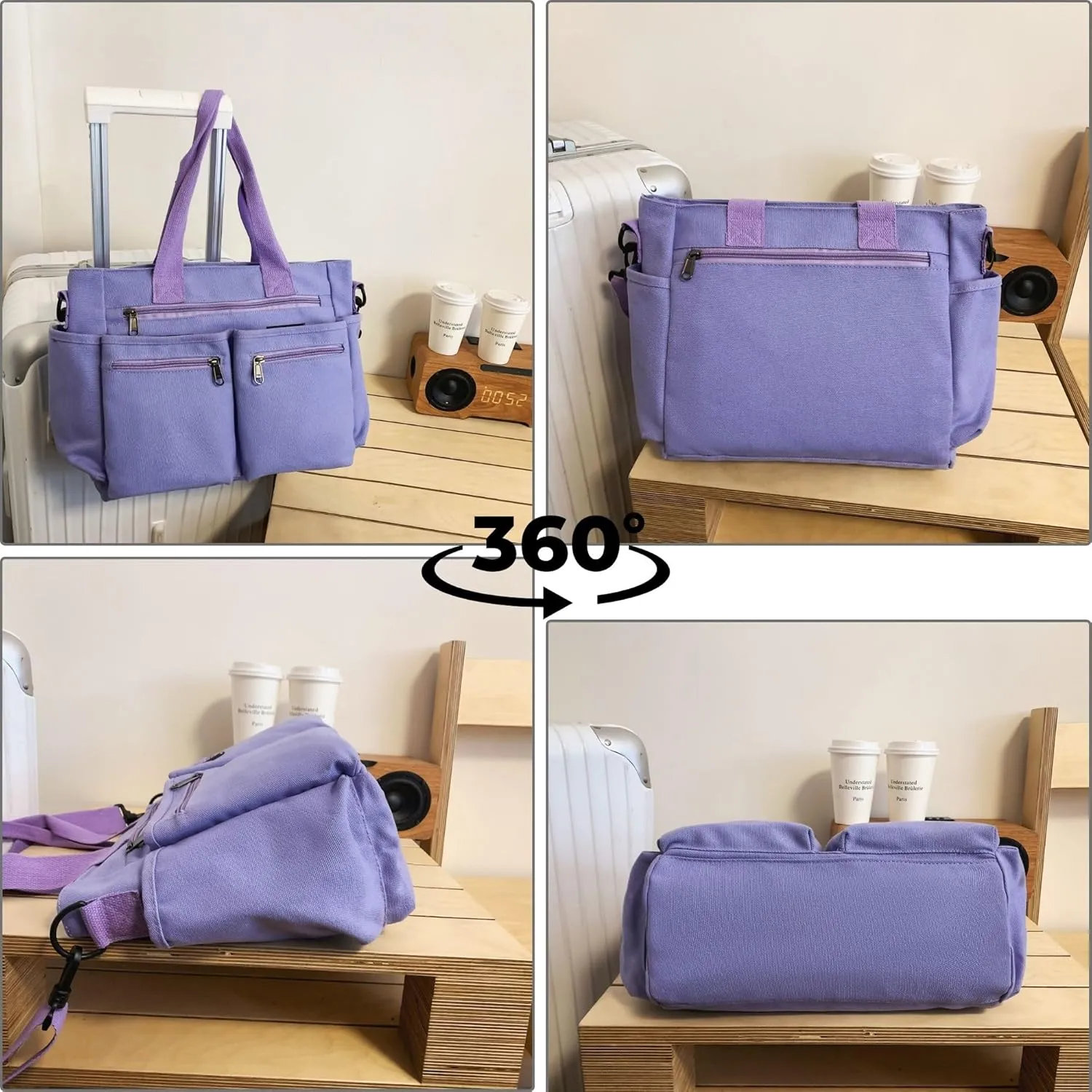 Makukke Tote Bag Women Large Crossbody Bag Stylish Handbag for Women Corduroy/Canvas Hobo Bag Fashion shoulder Bag Purse