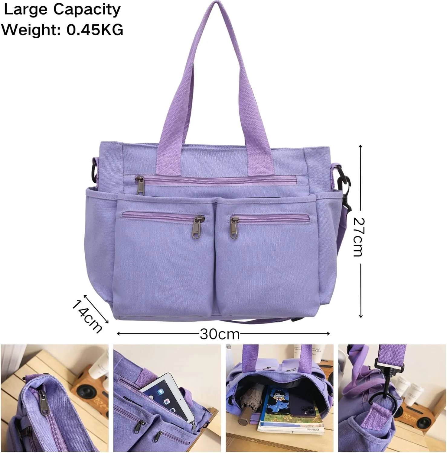 Makukke Tote Bag Women Large Crossbody Bag Stylish Handbag for Women Corduroy/Canvas Hobo Bag Fashion shoulder Bag Purse