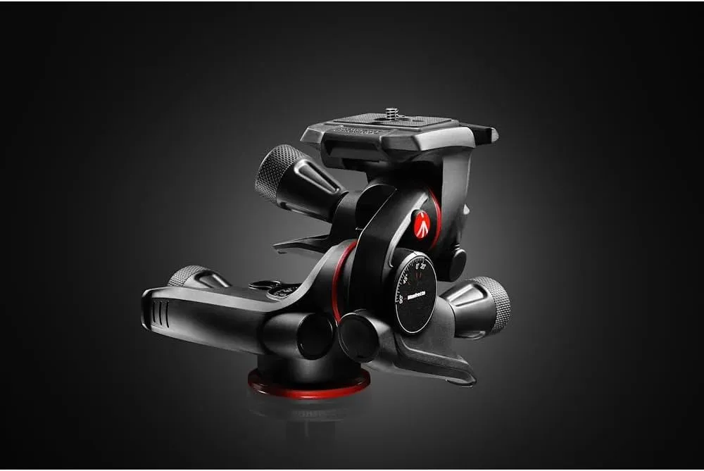 Manfrotto XPRO 3-Way Head, Camera Tripod Head, 3-Axis Movement, High Precision, Photography Equipment for Content Creation, Photography, Vlogging