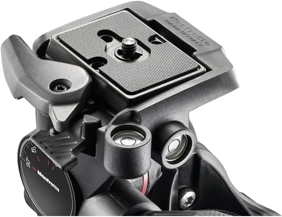 Manfrotto XPRO 3-Way Head, Camera Tripod Head, 3-Axis Movement, High Precision, Photography Equipment for Content Creation, Photography, Vlogging