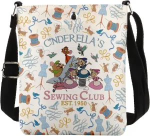 MAOFAED Cartoon Crossbody Bag for Fans, Sewing Gift for Women, Sewer Mom Gift, Sewing Gift for Grandma