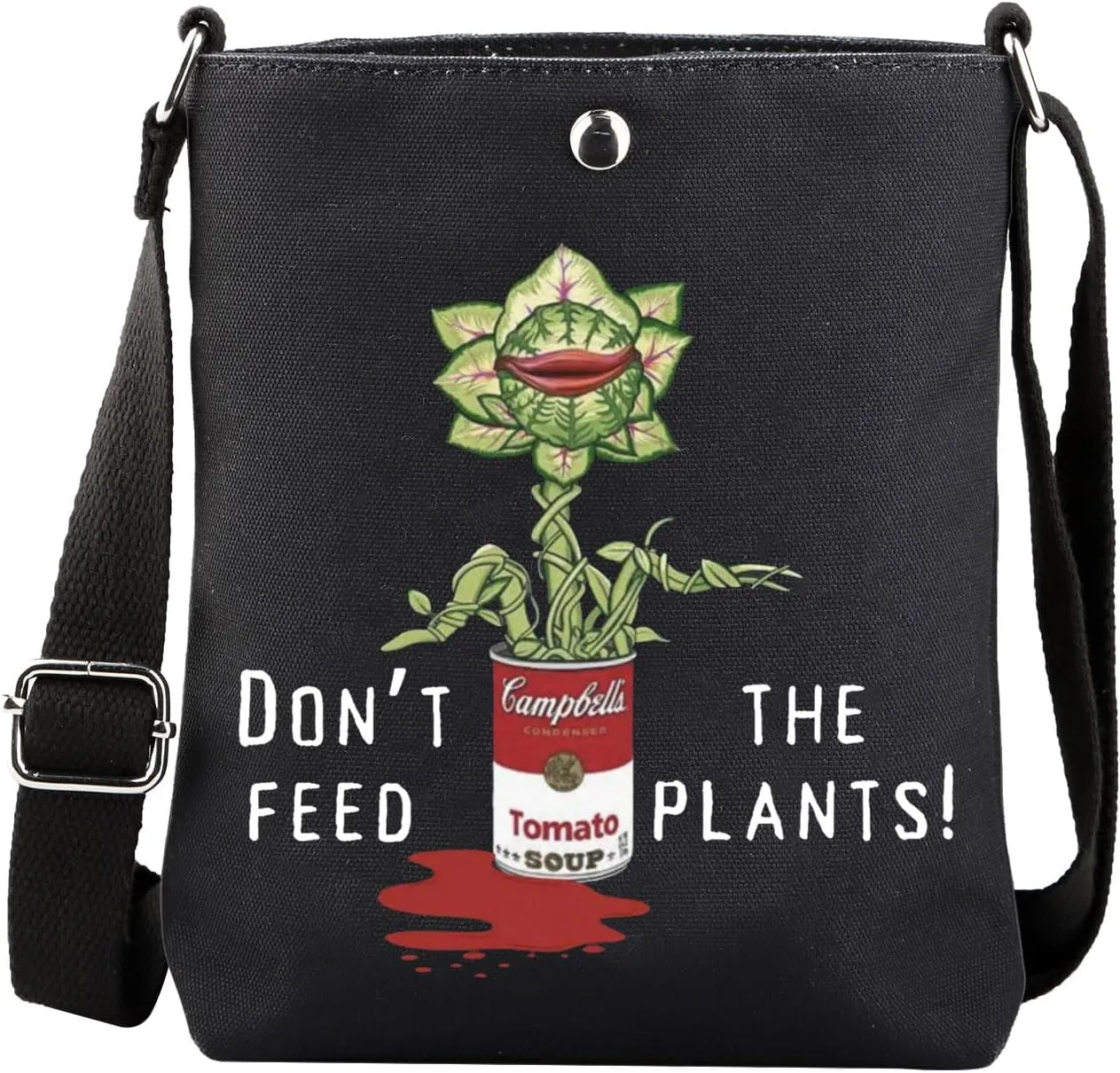 MAOFAED Horror Musical Gift, Don't Feed The Plants, Eating Plant Crossbody Bag, 80s Movies Gift, Musical Gift (feed the plant)