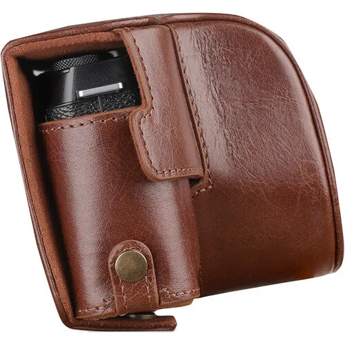 MegaGear Ever Ready Genuine Leather Camera Case for FUJIFILM X-E4 (Brown)
