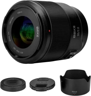 Meike 35mm F2.0 Auto Focus Full Frame STM Stepping Motor Lens Compatible with Sony E Mount Cameras A7 A7R A7IV A7R IV A7III A7RII A7RIII A7SIII A9 A7C A7CII