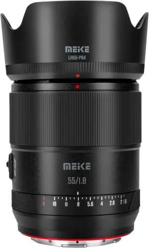 Meike 55mm F1.8 Auto Focus Large Aperture STM Full Frame Standard Prime Portrait Lens Compatible with Panasonic Lumix Sigma Leica L-Mount Cameras S1H S1 S5 S5 Mark II S1R S9 SL SL2 FP SL3