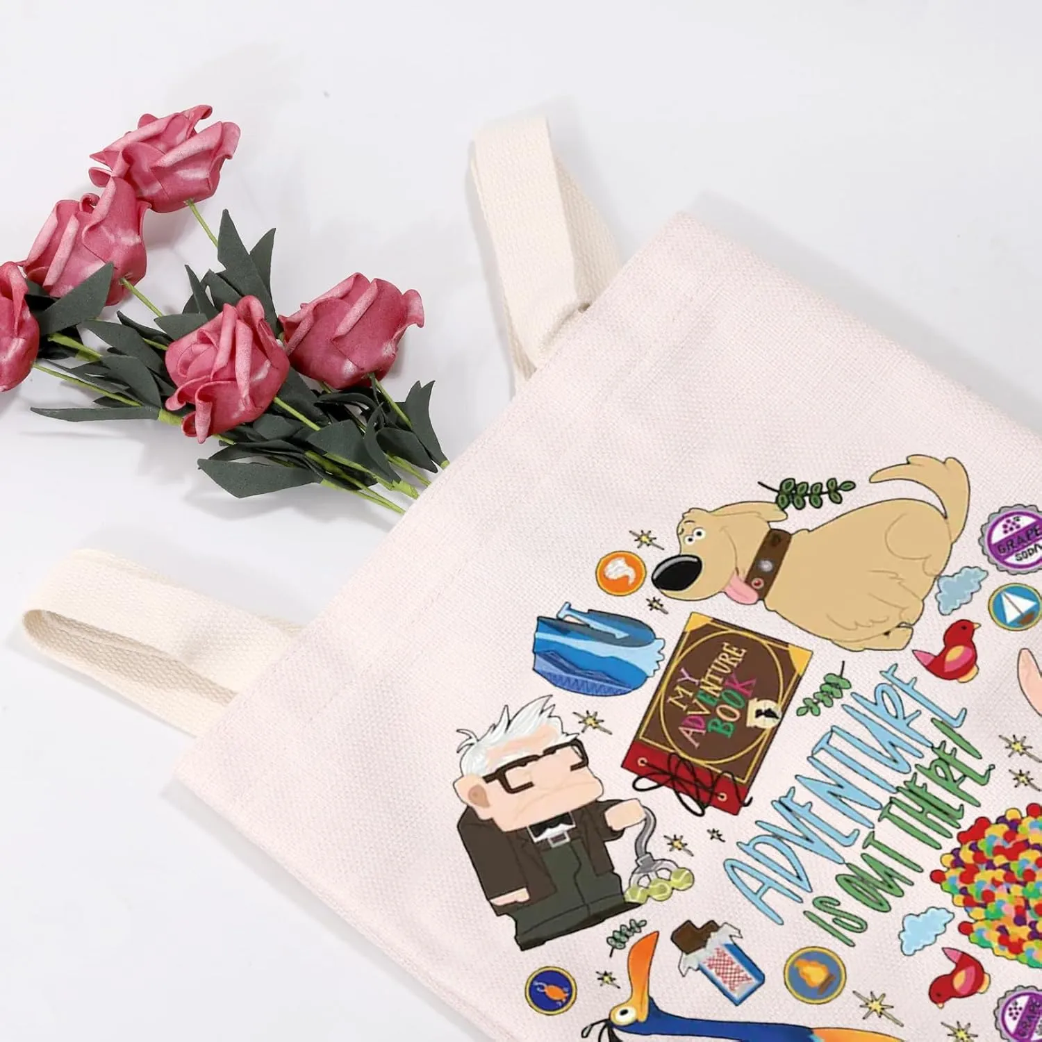 MEIKIUP Carl and Ellie Crossbody Bag Adventure Is Out There Shoulder Bag House Balloon Travel Portable Small Bag