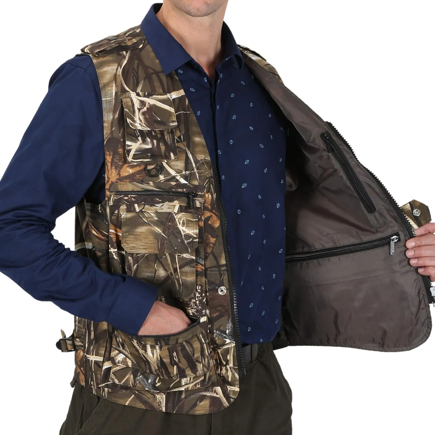 Men's Multi-Pockets Travel Hunting Photography Fishing Vest