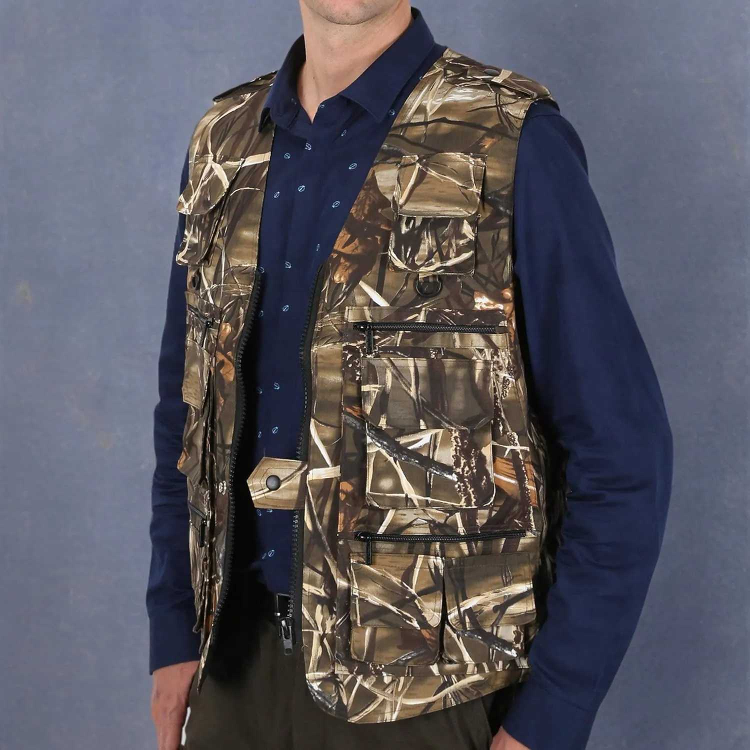 Men's Multi-Pockets Travel Hunting Photography Fishing Vest