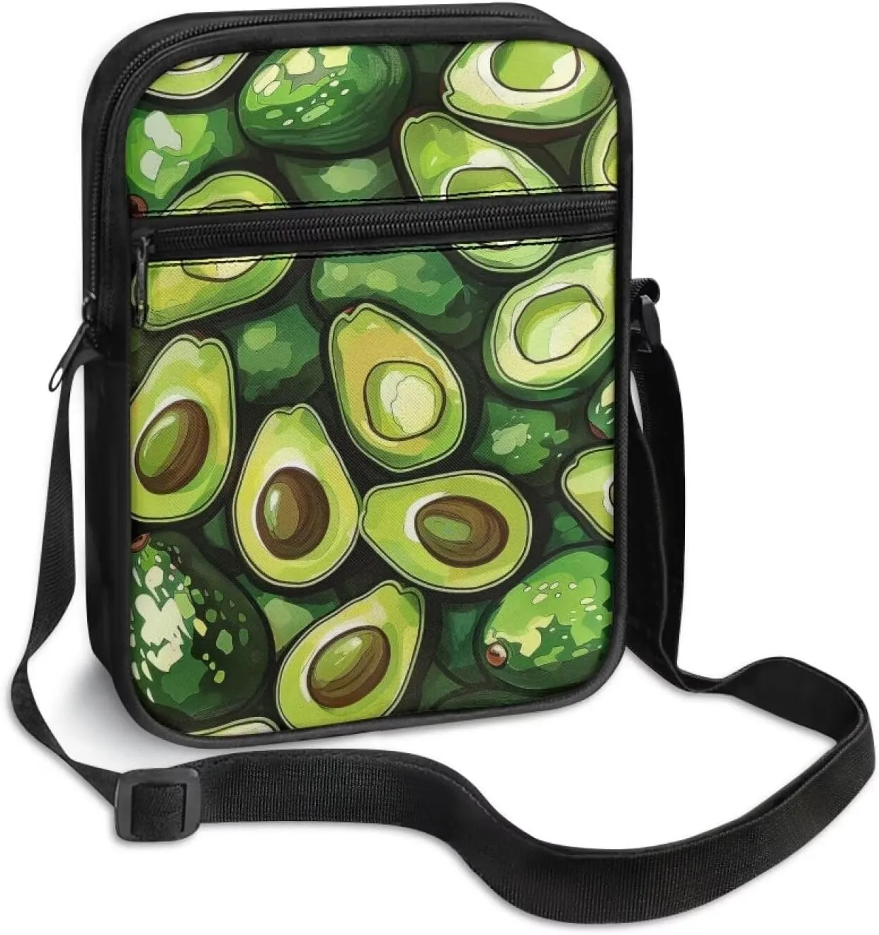 Messenger Bag Vintage Ladies Handbags Cross Body Designer Polyester Purse with Front Pockets