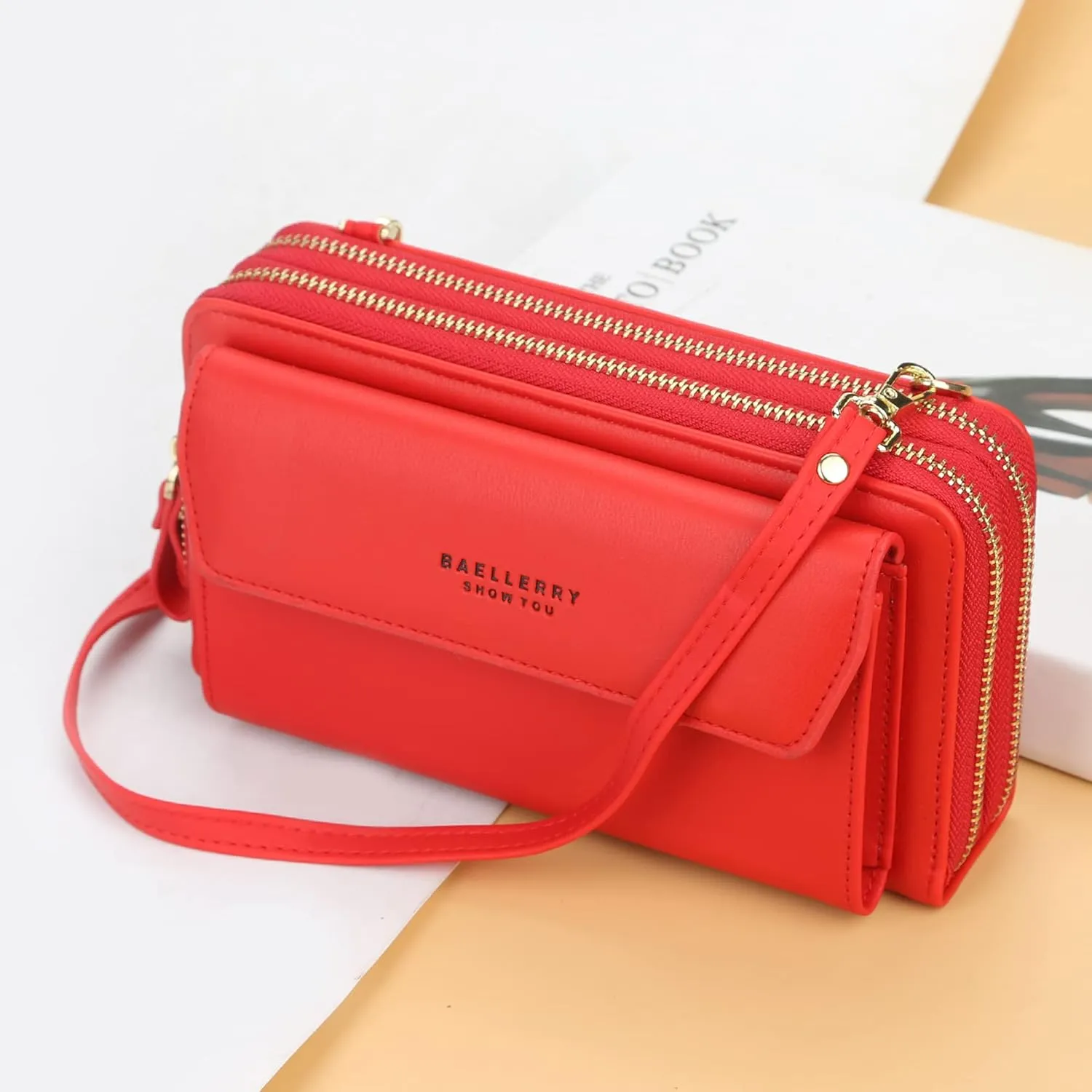 Mn&Sue Small Cellphone Crossbody Shoulder Bag Purses for Women, Lightweight Card Holder Wallet Purse and Handbag