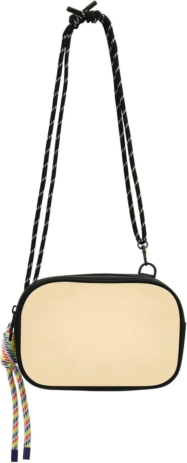 Moccasin Yellow Small Crossbody Bag for Men Trendy with Credit Card Slots Casual Phone Chest Bag