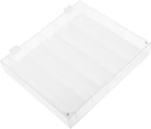 Model Car Display Case: 5 Tier Transparent Showcase Toy Car Display Boxes Clear Plastic Box Vehicle Toy Protector Case for Collectibles