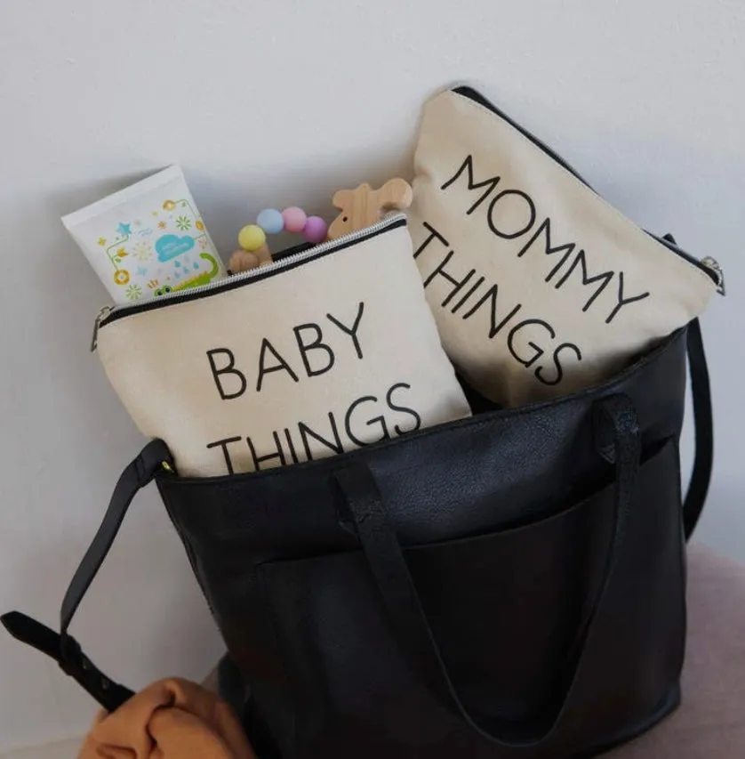 Mommy and Baby Travel Pouches