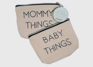Mommy and Baby Travel Pouches