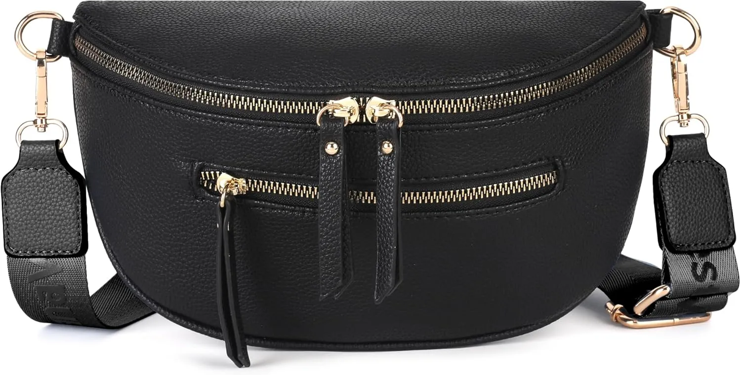 Montana West Crossbody Bags for Women Bum Bag Sling Purse with Adjustable Strap
