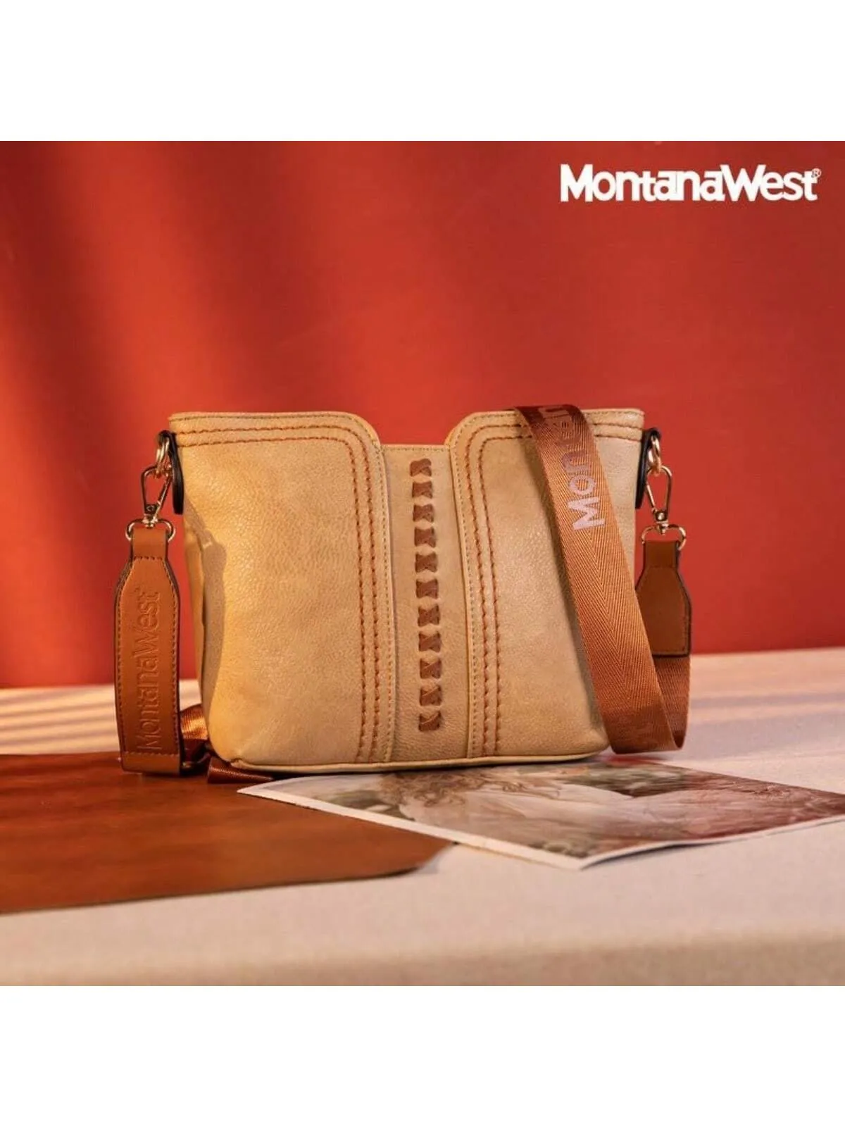 Montana West Stylish Guitar Strap Crossbody Bag for Women - Trendy & Versatile Handbag