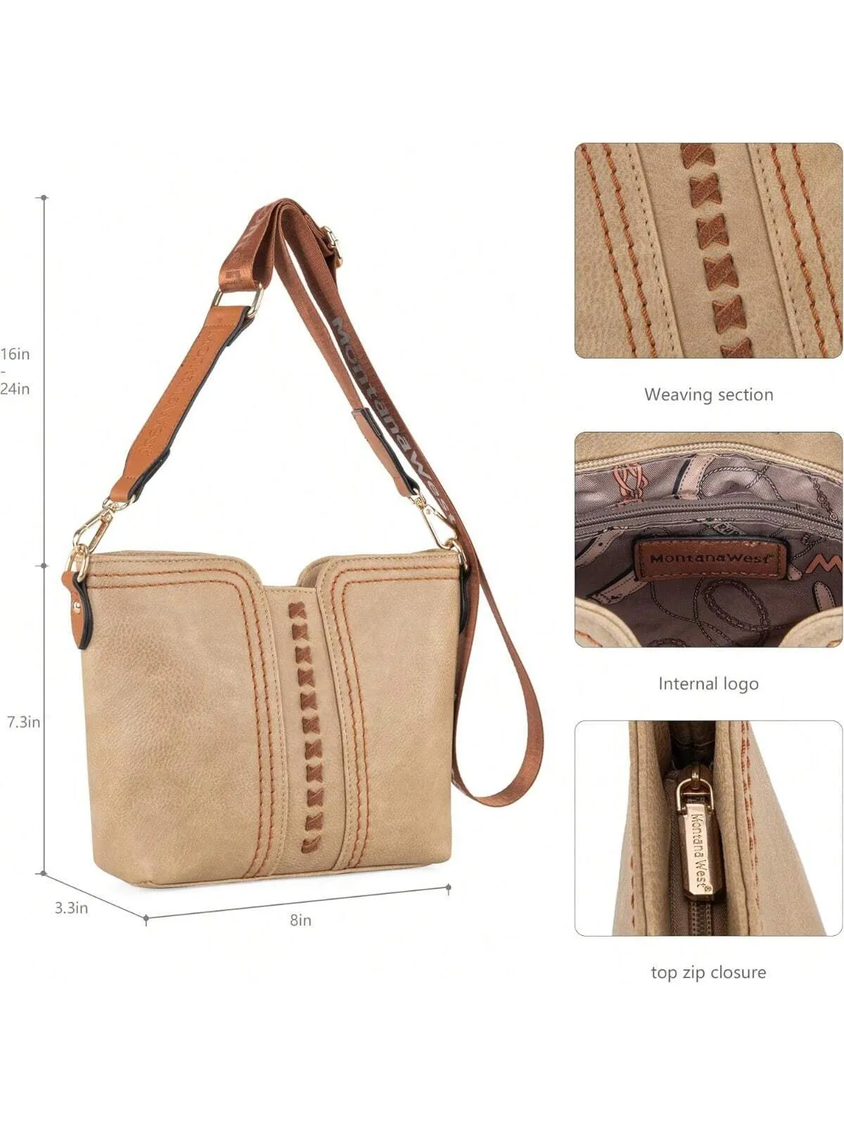 Montana West Stylish Guitar Strap Crossbody Bag for Women - Trendy & Versatile Handbag