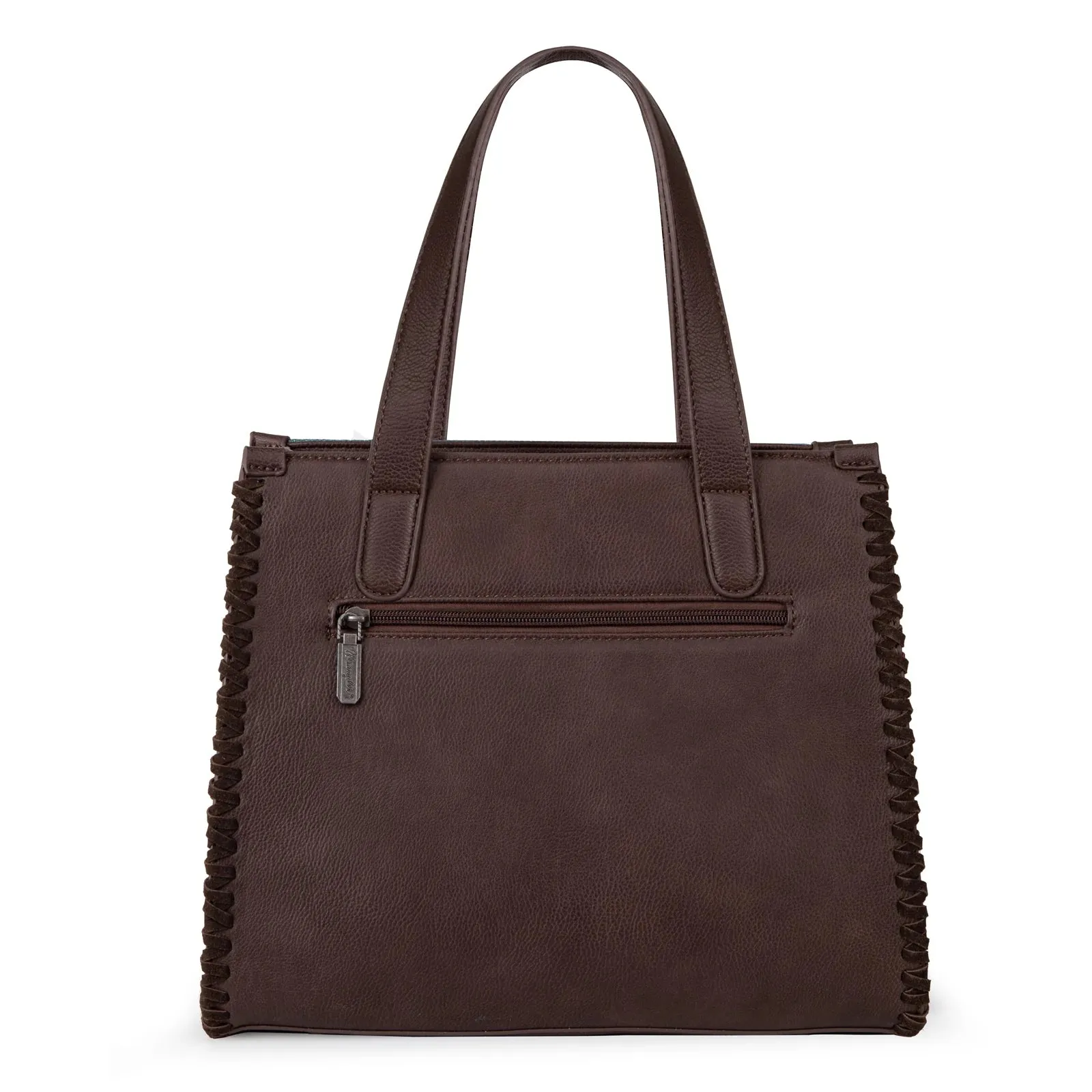 Montana West Wrangler Vintage Retro Cowboy Cool Print Small Canvas Tote/Crossbody